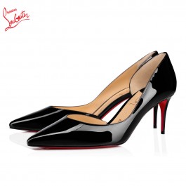 cheap Christian Louboutin Pumps Iriza 70 mm Patent Leather Black Women Louboutin Canada