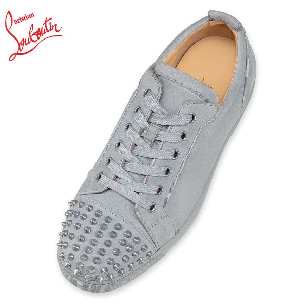 Louis junior spikes online flat veau velours